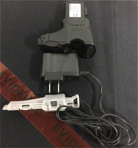 (2) Taser Brand Taser Camera/ Rechargeable Lithium Ion Batteries With (1) Chargers