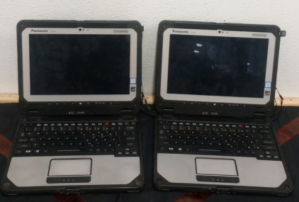 (2) Panasonic Toughbook Laptop Computers