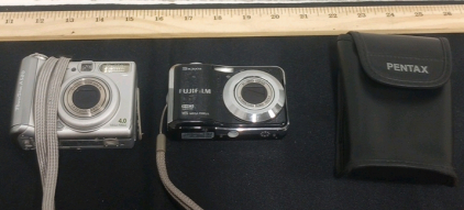 (1) Canon PowerShot Digital Camera (1) Fujifilm 16-Megapixel Digital Camera With Case