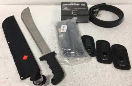 Machete-Ultimate Conceled Carry Belt-(2) Belts-(3) Ncealed Carrier