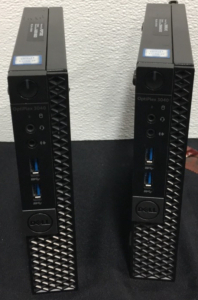 (2) Dell Optiplex 3040 Mini Tower Desktop Computers With Intel Core I7 Processors