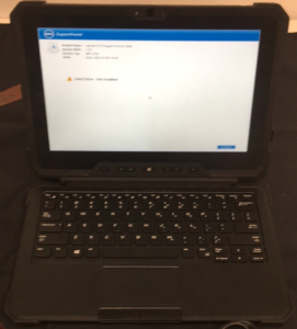 Dell Latitude 7212 Rugged Tablet With keyboard And Charger