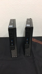 (2) Dell Optiplex 3040 Mini Tower Desktop Computers With Intel Core I7 Processors