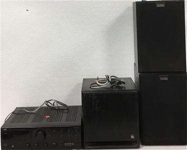 JVC Receiver-AR Sub-(2) Altec Speakers