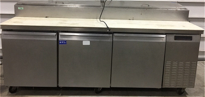 3-Door Fridge w/ Cutting Board