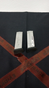 (2) Springfield Armory XD9 10- Round 9mm Magazines