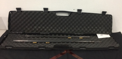 (2) Large Caliber Black Powder Rifle Barrels (1) Blackhawk Hard Rifle Case