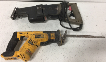 Porter Roble Corded Saw-DeWalt Battery Saw