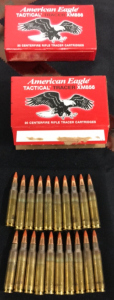 (2) Boxes Of (20) American Eagle Tactical Tracer 5.56 x 45mm Ammunition