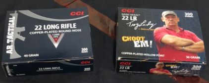 (2) Boxes Of (300) CCI Brand .22LR Ammunition