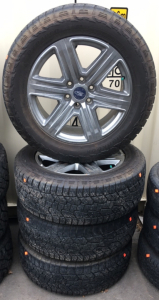 (4) Hankook Dynapro ATM Tires Mounted On (4) Stock Ford 6-Lug 20” Rims