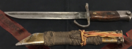 WW2 Unknown Origin Bayonet and Sheath