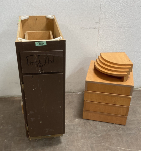 Base cabinet plus shelves
