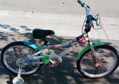 Lmm Girl's Bike With Training Wheels