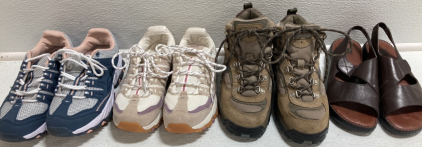 (2) Women&rsquo;s Sneakers Size 7.5, Women&rsquo;s Hiking Boots and Sandals Size 8