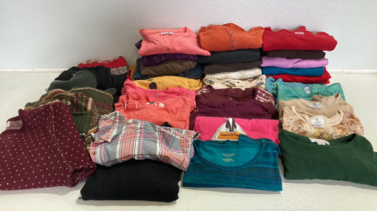 (29) Women&rsquo;s Long Sleeve Shirts, (6) Women&rsquo;s Sweaters