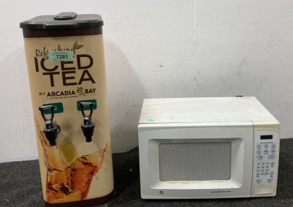 Curtis Ice Tea Dispenser & GE Microwave