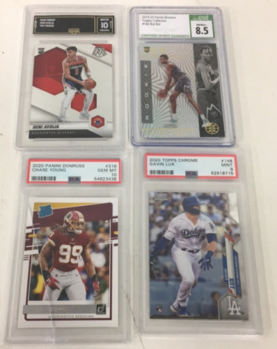 (4) Graded Sports Cards