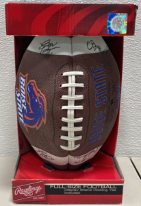 (1) Full Sized BSU Signed Football