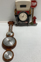 Buggy Plastic Clock, Salem Co. Weather Station