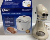 Oster Breadmaker, KitchenAid Mixer