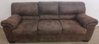 Brown Microfiber Couch