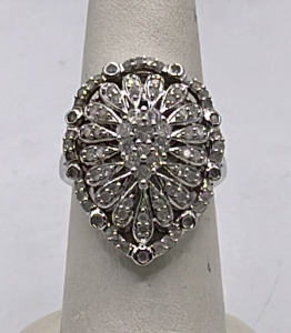 (1) Diamond Silver .925 Ring Size 7