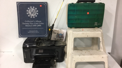 Hp Officejet-T-61 Gas Mask-Tacklebox/Fishing Pool and more