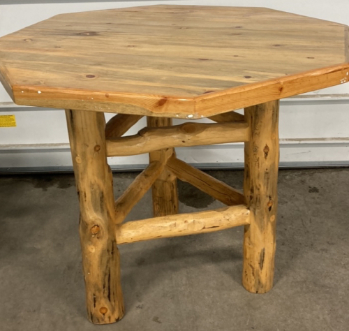 Tall Blue Pine Table