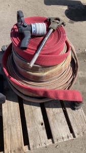 (6) Fire Hoses and Wrench