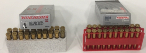 (20) Winchester 30-30 Win 170GR Silvertip Ammunition (20) Federal Classic 30-30 Win 170GR Sierra Pro Hunter Ammunition