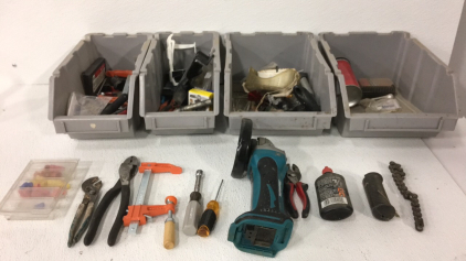 (4) Trays Full Of Various Tools