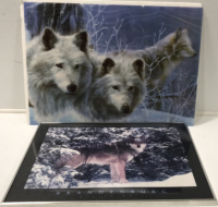 (2) Wolf Prints