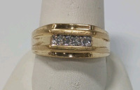 Men's Gold And Stone Toned Ring