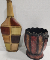 (2) Decorative Vases