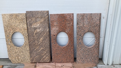 (4) Granite Vanity Tops