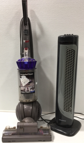 (1) Dyson Animal+ Vacuum (1) Lakewood Oscillating Fan