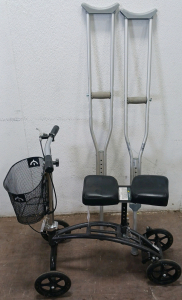 Adult Crutches And Knee Cart