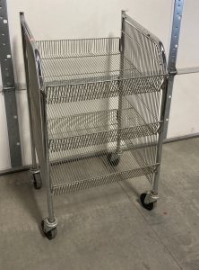 3 Shelf Metal Rack/ Rolls well