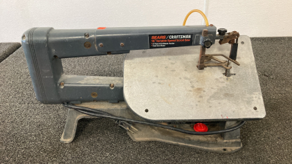 Sears/ Craftsman 16” Variable Speed Scroll Saw— Works