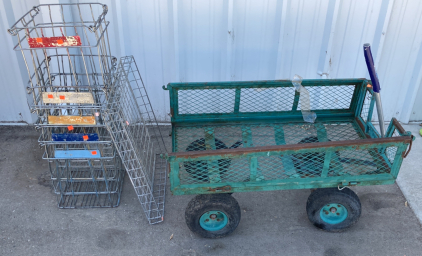 Gardening Cart With Egg Baskets