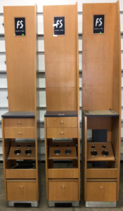 (3) Salon Shelf Units