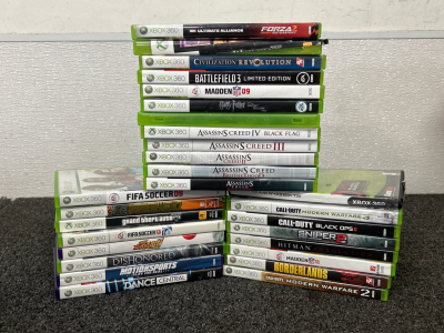 (28) Xbox 360 Games