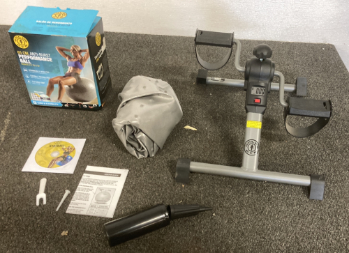 Gold Gym Exercise Equipment Performance Ball Not Tested Pebble Machine Works Please Inspect