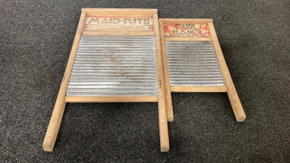 (2) Vintage Wash Boards