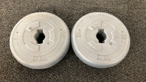 (2) Orbatron Challenger 4.4 LB Weights