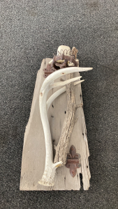 Primitive Antler Candle Holder Decor