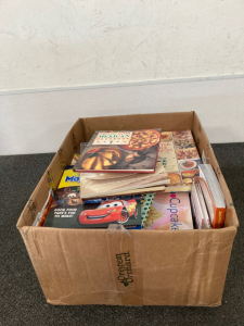 Box of cook books