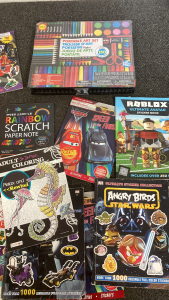Alex 150 Color Set Incomplete With Sticker Books Drawing Books Construction Paper Please Inspect