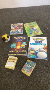 Pokemon Collection Of 4 Books 2 Decks 1 Pokeball Please Inspect For Condition